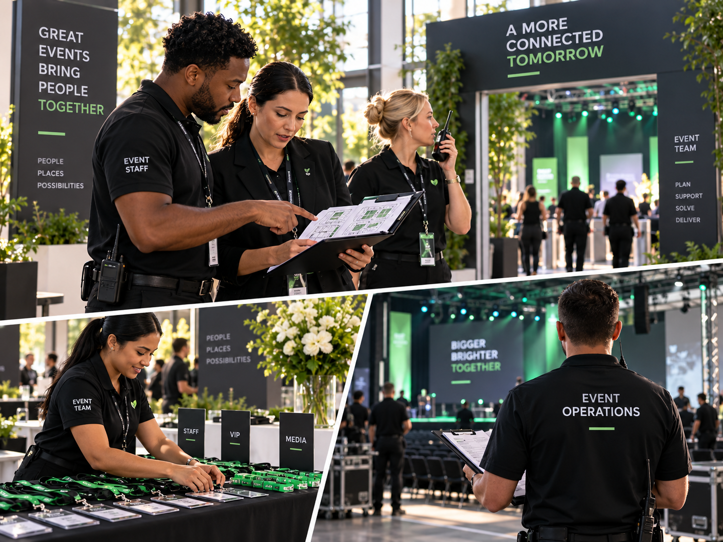 Event team planning registration, venue operations, and event-day logistics